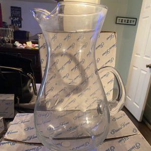 Princess House Heritage Crystal Pitcher Server